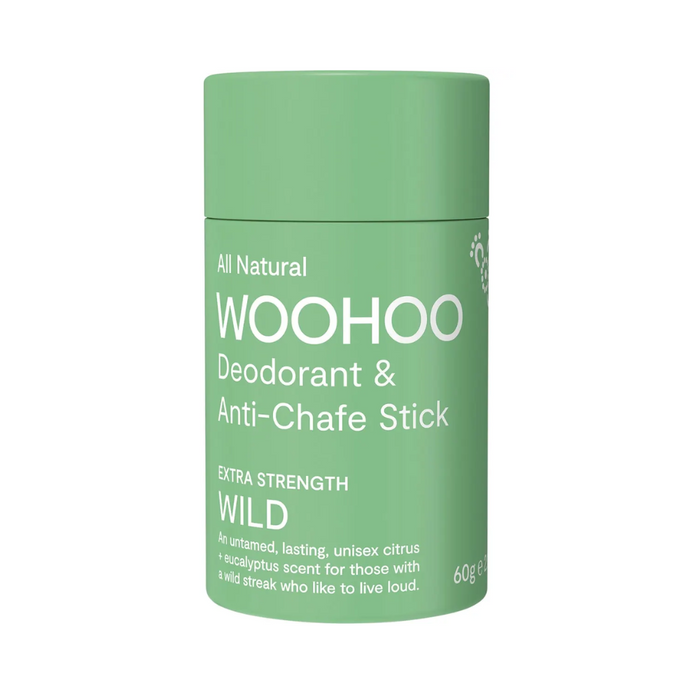 Woohoo Body Deodorant Stick Wild Extra Strength 60g