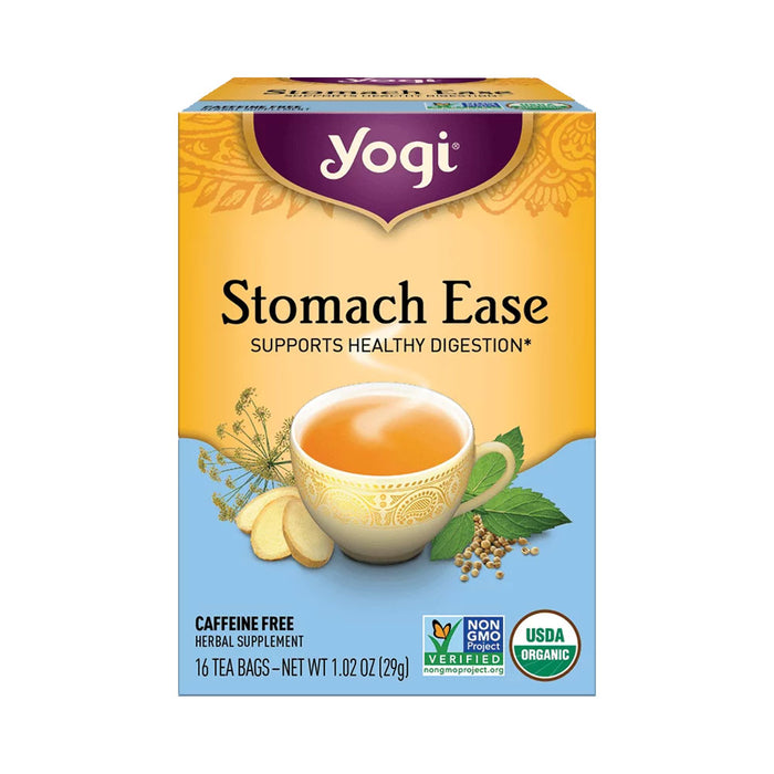 Yogi Tea Herbal Tea Bags Stomach Ease 16 Tea Bags