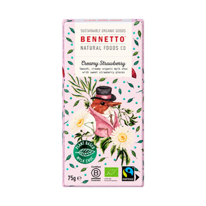 Bennetto Creamy Strawberry Mylk Chocolate 75g