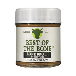 Best of the Bone Bone Broth Beef Concentrate Organic Mushrooms 180g