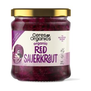 Ceres Organics Organic Red Sauerkraut 330g