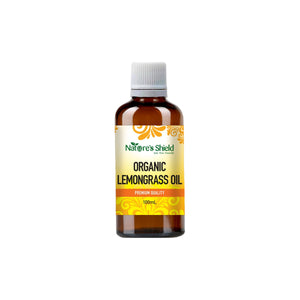 Natures Shield Organic Essential Oil Lemongrass 100ml