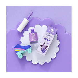 No Nasties Kids Water-Based Nail Polish Poppy Purple 8.5ml