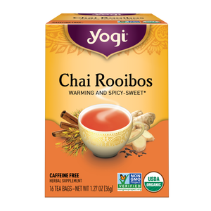 Yogi Tea Herbal Tea Bags Chai Rooibos 16 Tea Bags