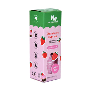 No Nasties Kids Scented Nail Polish Strawberry Cupcake 8.5ml