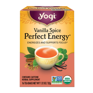 Yogi Tea Herbal Tea Bags Vanilla Spice Perfect Energy 16 Tea Bags