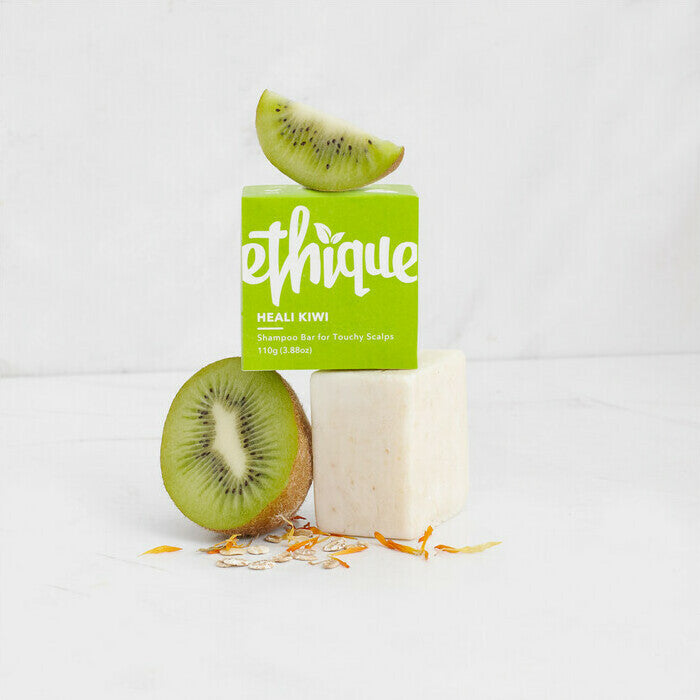 Ethique Solid Shampoo Bar Heali Kiwi for Touchy Scalps 110g
