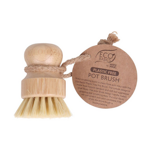 White Magic Eco Basics Plastic Free Pot Brush 1 Pack