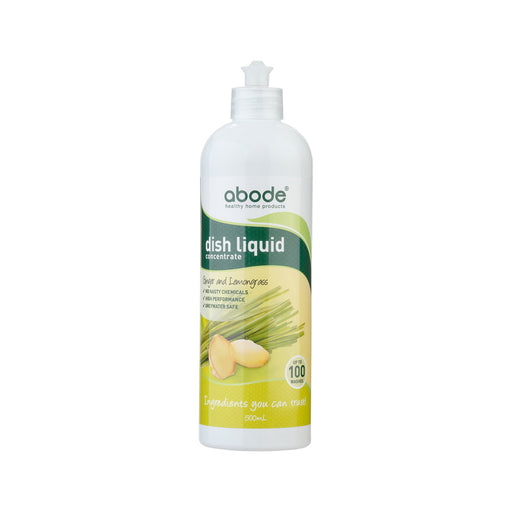 Abode Dish Liquid Concentrate Ginger & Lemongrass 500ml product image