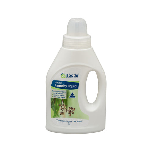 Abode Laundry Liquid (Front & Top Loader) Blue Mallee Eucalyptus 1L product image