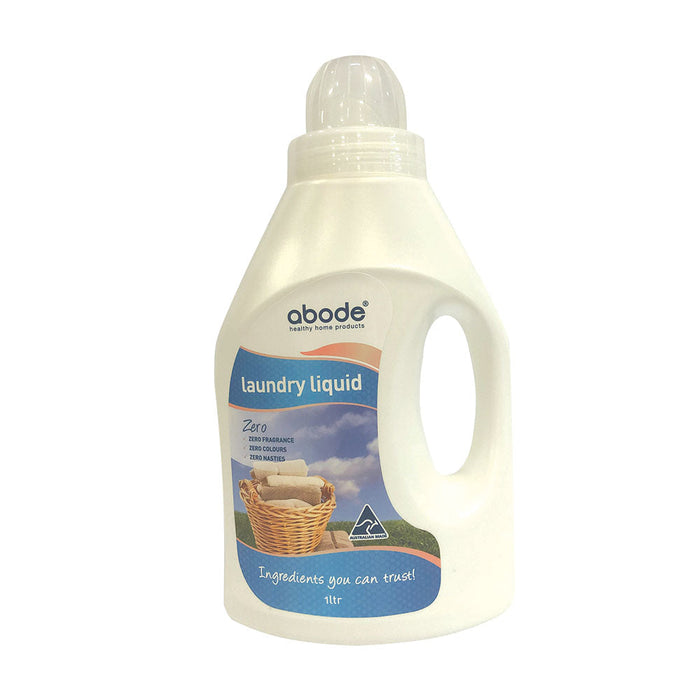 Abode Laundry Liquid (Front & Top Loader) Zero 1L product image