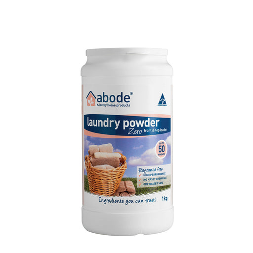 Abode Laundry Powder (Front & Top Loader) Zero 1kg product image