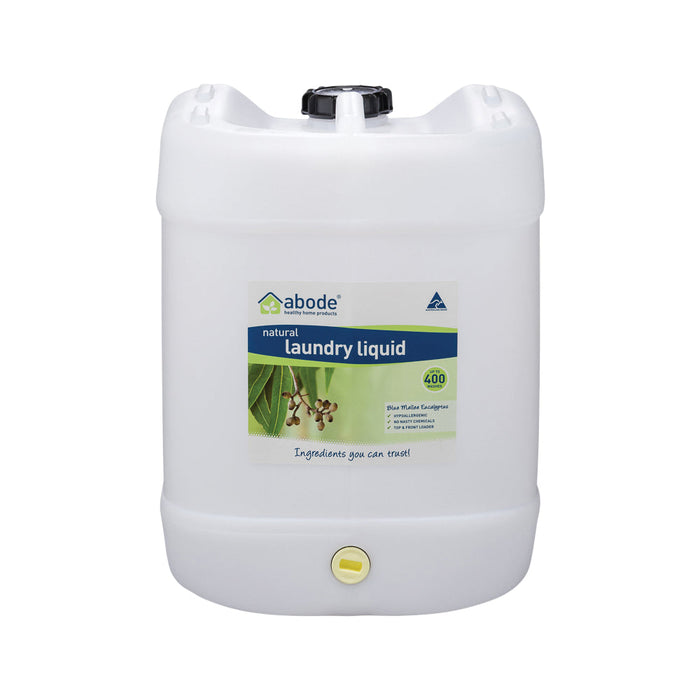 Abode Laundry Liquid (Front & Top Loader) Blue Mallee Eucalyptus 15L product image