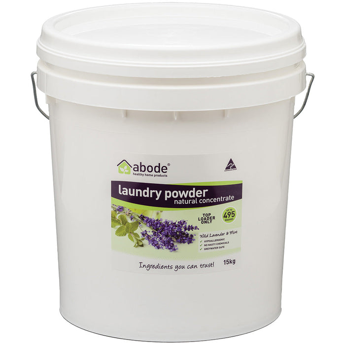 Abode Laundry Powder (Front & Top Loader) Wild Lavender & Mint Bucket 15kg product image