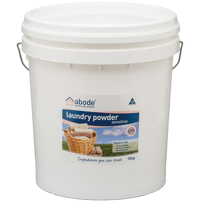 Abode Laundry Powder (Front & Top Loader) Zero Bucket 15kg product image