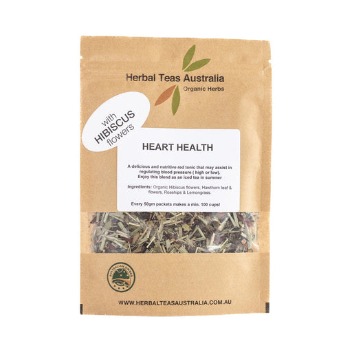 Herbal Teas Australia Heart Health Tea 50g pouch