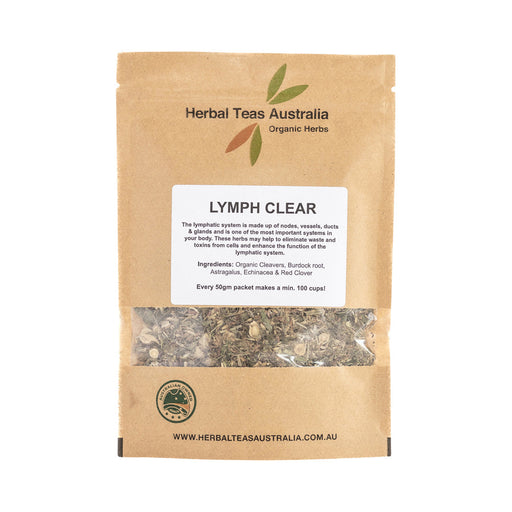 Herbal Teas Australia Organic Lymph Clear Tea 50g pouch