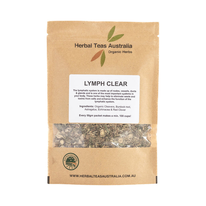 Herbal Teas Australia Organic Lymph Clear Tea 50g pouch