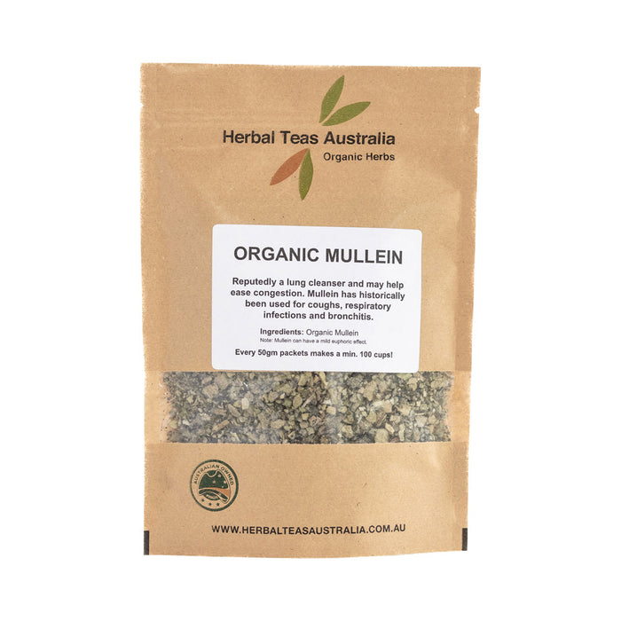 Herbal Teas Australia Organic Mullein Tea 50g pouch