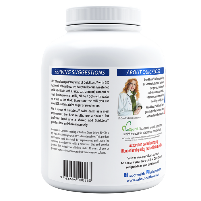 Cabot Health Quick Loss Meal Replacement Vanilla 1kg