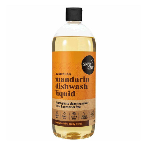 Simply Clean Mandarin Dishwash Liquid 1L product image