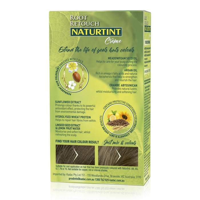 NaturTint Root Retouch Dark Blonde Shades 45ml shade or pack detail
