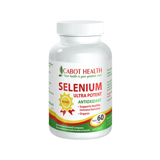 Cabot Health Selenium Ultra Potent 60 Capsules front bottle