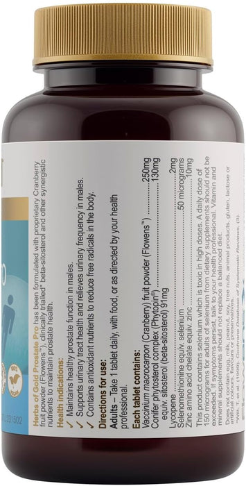 Herbs of Gold Prostate Pro 60 Tablets