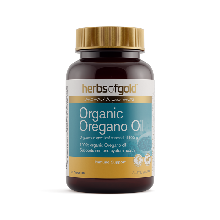 Herbs of Gold Organic Oregano Oil 60 Capsules