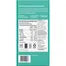 Back of Alter Eco Organic Dark Coconut Toffee chocolate bar packaging with nutritional information and ingredients.