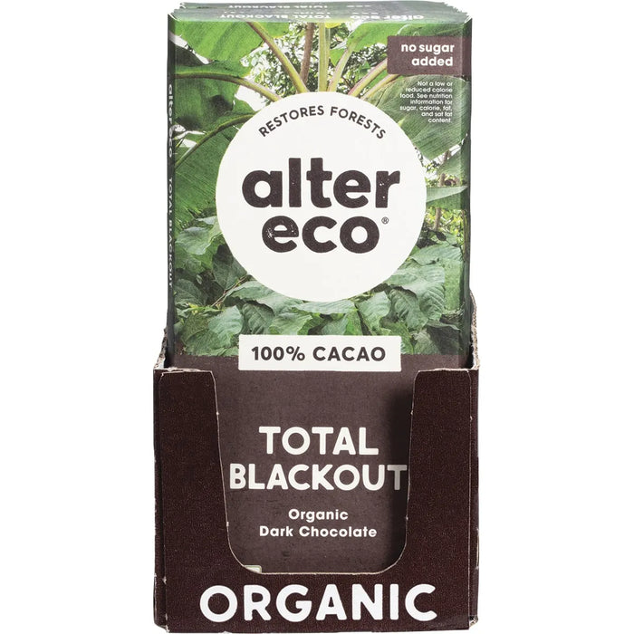 Alter Eco Chocolate Organic Dark Total Blackout 75g