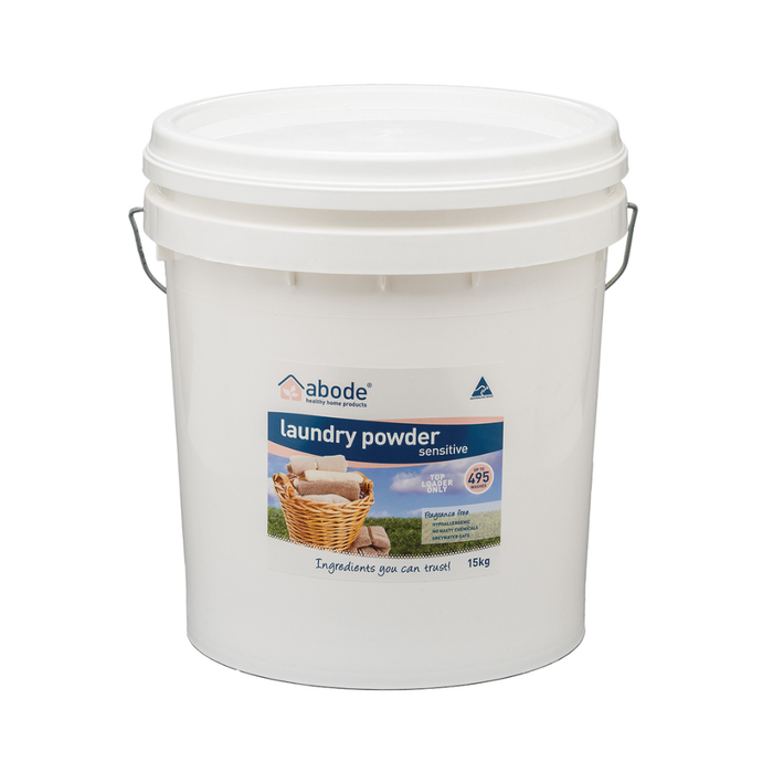 Abode Front & Top Loader Zero Laundry Powder 15kg