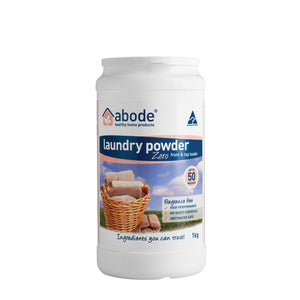 Abode Front & Top Loader Zero Laundry Powder 1kg
