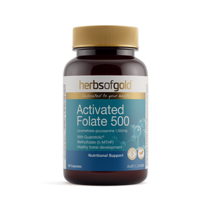 Herbs of Gold Activated Folate 500 60 Capsules