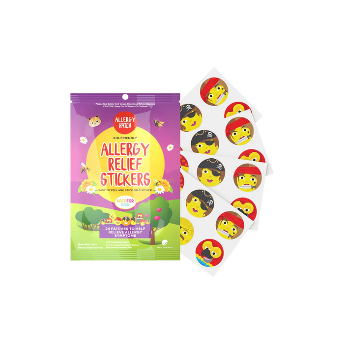 The Natural Patch Co AllergyPatch Organic Allergy Relief Stickers 24 Pack