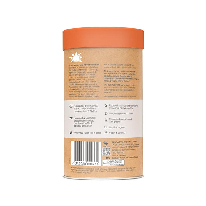 Amazonia Raw Protein Paleo Fermented Vanilla Lucuma 500g
