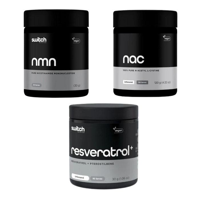 Anti-Ageing Care Bundle - NMN, NAC & Resveratrol+
