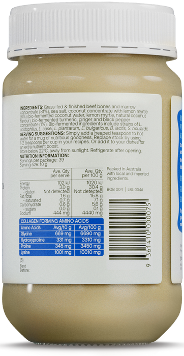Best of the Bone Probiotic Bone Broth Concentrate Coconut Lemon Myrtle 390g gallery image 5