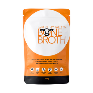 Byron Bay Tallow Grass-Fed Beef Bone Broth Powder 100g