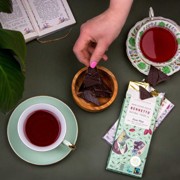 Bennetto Dark Mint serving suggestion; other ingredients not included