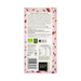 Bennetto Organic Raspberries in Dark Chocolate 80g — rear pack ingredients, allergens and nutrition label