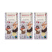 Bennetto Organic 82% Super Dark Chocolate 80g – 3 bars on white background