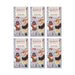 Bennetto Organic 82% Super Dark Chocolate 80g – 6 bars on white background