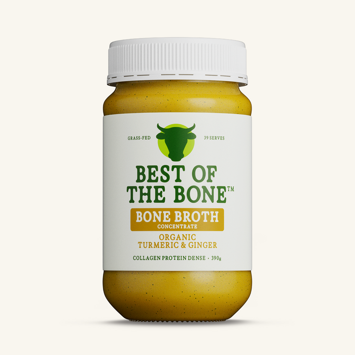 Best of the Bone Bone Broth Beef Concentrate Organic Turmeric Ginger Black Pepper 390g gallery image 3