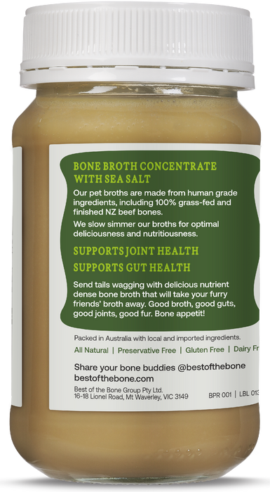 Best of the Bone Bone Buddies Pet Bone Broth Beef Concentrate 375g gallery image 3