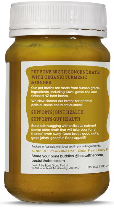 Best of the Bone Pet Bone Broth Concentrate Joint Health 375g gallery image 5