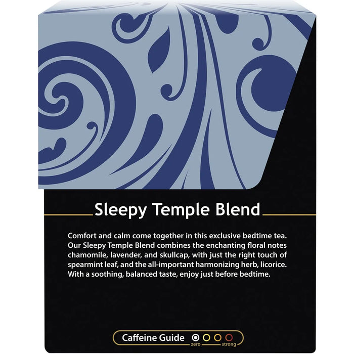 Buddha Teas Organic Herbal Sleepy Temple Blend Tea 18 Pack