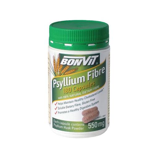 Bonvit Psyllium Fibre 550mg Capsules 180 Capsules product image
