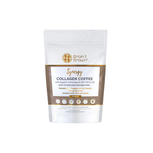Brain and Brawn Collagen Coffee Synergy (Organic Cordyceps & MCT C8 & C10) Sachets 15g x 7 Pack