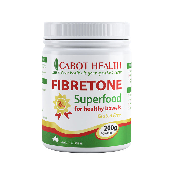Cabot Health Fibretone Neutral Flavour Powder 200g front tub